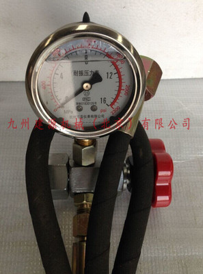 混凝土泵车冲氮工具与氮气囊压力表的应用与选型指南